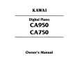 KAWAI CA750 Owners Manual KAWAI CA750 Owners Manual