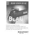 BLAUPUNKT MIAMI BEACH CD148 Owners Manual BLAUPUNKT MIAMI BEACH CD148 Owners Manual