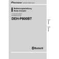 PIONEER DEH-P800BT/EW5 Owners Manual PIONEER DEH-P800BT/EW5 Owners Manual