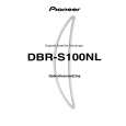 PIONEER DBR-S100NL Owners Manual PIONEER DBR-S100NL Owners Manual