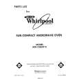 WHIRLPOOL MW120EXP0 Parts Catalog WHIRLPOOL MW120EXP0 Parts Catalog