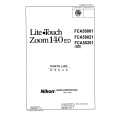 NIKON ZOOM140ED Parts Catalog NIKON ZOOM140ED Parts Catalog