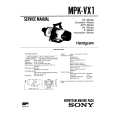 SONY MPKVX1 Service Manual SONY MPKVX1 Service Manual