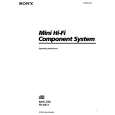 SONY MHC-550 Owners Manual SONY MHC-550 Owners Manual