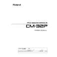 ROLAND CM-32P Owners Manual ROLAND CM-32P Owners Manual