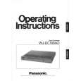 PANASONIC WJDC108AD Owners Manual PANASONIC WJDC108AD Owners Manual