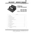 SHARP PA-W1400 Service Manual SHARP PA-W1400 Service Manual
