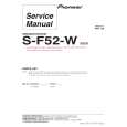 PIONEER S-F52-W/SXTW/EW5 Service Manual PIONEER S-F52-W/SXTW/EW5 Service Manual
