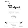 WHIRLPOOL LA3400XMW0 Parts Catalog WHIRLPOOL LA3400XMW0 Parts Catalog