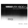 YAMAHA MX-600 Owners Manual YAMAHA MX-600 Owners Manual