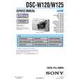 SONY DSC-W120 LEVEL2 Service Manual SONY DSC-W120 LEVEL2 Service Manual