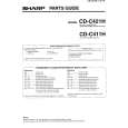 SHARP CD-C411H Parts Catalog SHARP CD-C411H Parts Catalog