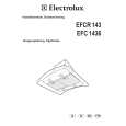 ELECTROLUX EFCR143X Owners Manual ELECTROLUX EFCR143X Owners Manual