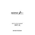 MOFFAT WDF40W Owners Manual MOFFAT WDF40W Owners Manual