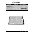 ELECTROLUX EHL610 Owners Manual ELECTROLUX EHL610 Owners Manual
