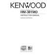 KENWOOD HM-381MD Owners Manual KENWOOD HM-381MD Owners Manual
