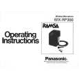 PANASONIC WXRP300 Owners Manual PANASONIC WXRP300 Owners Manual