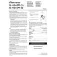 PIONEER S-H240V-QL/SXTWEW5 Owners Manual PIONEER S-H240V-QL/SXTWEW5 Owners Manual