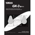 YAMAHA GX-3 Owners Manual YAMAHA GX-3 Owners Manual
