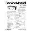TECHNICS SU7700 Service Manual TECHNICS SU7700 Service Manual