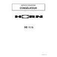 HORN HB11/B Owners Manual HORN HB11/B Owners Manual