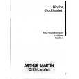 ARTHUR MARTIN ELECTROLUX FE2014N1 Owners Manual ARTHUR MARTIN ELECTROLUX FE2014N1 Owners Manual