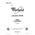 WHIRLPOOL LA5550XPW4 Parts Catalog WHIRLPOOL LA5550XPW4 Parts Catalog