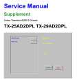 PANASONIC TX25AD2DPL Service Manual PANASONIC TX25AD2DPL Service Manual