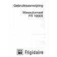 FRIGIDAIRE FR1000X Owners Manual FRIGIDAIRE FR1000X Owners Manual