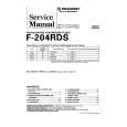 PIONEER F204RDS Service Manual PIONEER F204RDS Service Manual