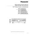 PANASONIC PT-D5600U Owners Manual PANASONIC PT-D5600U Owners Manual