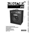 FENDER RUMBLE25 Owners Manual FENDER RUMBLE25 Owners Manual