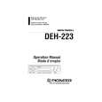 PIONEER DEH223 Owners Manual PIONEER DEH223 Owners Manual
