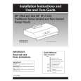 WHIRLPOOL KHTU100KSS1 Installation Manual WHIRLPOOL KHTU100KSS1 Installation Manual