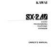 KAWAI SX240 Owners Manual KAWAI SX240 Owners Manual