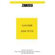 ZANUSSI ZGM78ITX Owners Manual ZANUSSI ZGM78ITX Owners Manual