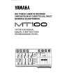 YAMAHA MT100 Owners Manual YAMAHA MT100 Owners Manual