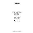 ZANUSSI SD2802 Owners Manual ZANUSSI SD2802 Owners Manual