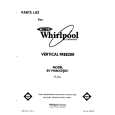WHIRLPOOL EV190NXSW01 Parts Catalog WHIRLPOOL EV190NXSW01 Parts Catalog