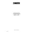 ZANUSSI ZFX74W Owners Manual ZANUSSI ZFX74W Owners Manual