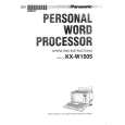 PANASONIC KXW1505 Owners Manual PANASONIC KXW1505 Owners Manual