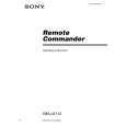 SONY RM-LG112 Owners Manual SONY RM-LG112 Owners Manual