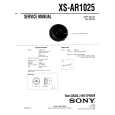 SONY XSAR1025 Service Manual SONY XSAR1025 Service Manual
