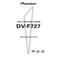 PIONEER DV-F727 Owners Manual PIONEER DV-F727 Owners Manual