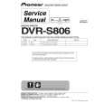 PIONEER DVRS806 Service Manual PIONEER DVRS806 Service Manual