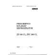ZANUSSI ZFC340CLP Owners Manual ZANUSSI ZFC340CLP Owners Manual