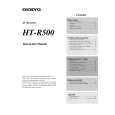 ONKYO HTR500 Owners Manual ONKYO HTR500 Owners Manual