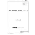 NIKON AF-S ZOOM-NIKKOR 80-200MM F/28D IF Parts Catalog NIKON AF-S ZOOM-NIKKOR 80-200MM F/28D IF Parts Catalog