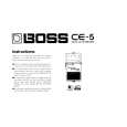 BOSS CE-5 Owners Manual BOSS CE-5 Owners Manual
