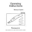 PANASONIC ES103 Owners Manual PANASONIC ES103 Owners Manual